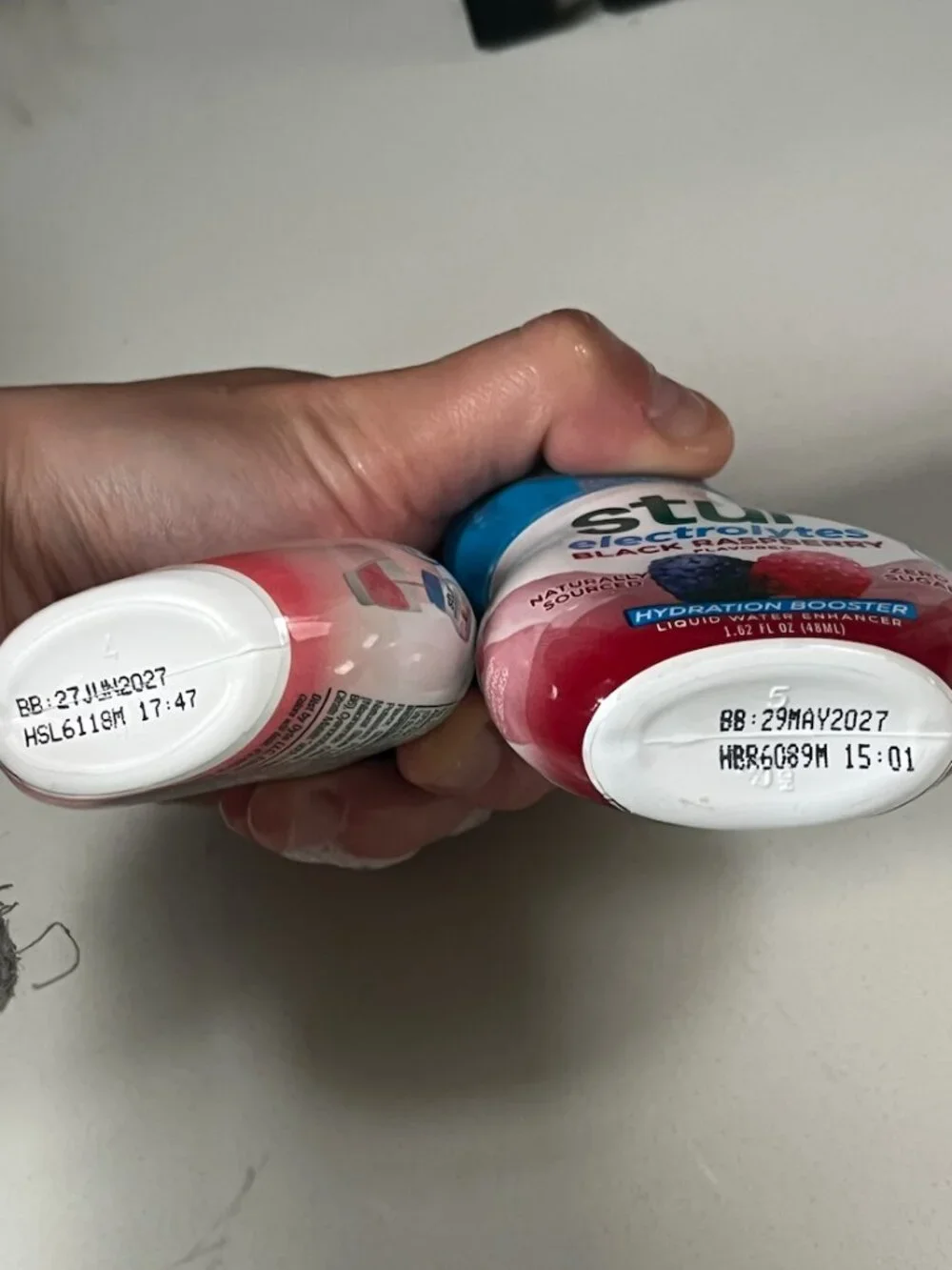 2 Stur Strawberry Lemonade/Black Raspberry Liquid Water Enhancer Mix 1.62 OZ